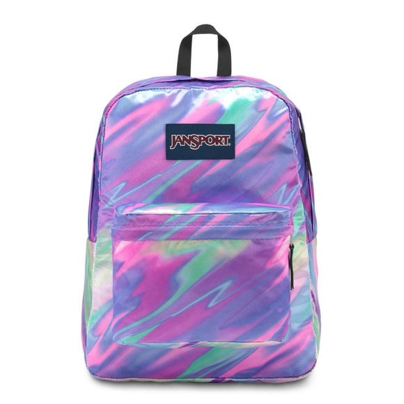 Jansport Handbags - JanSport (High Stakes) Classic Backpack – Iridescent Swirl Print